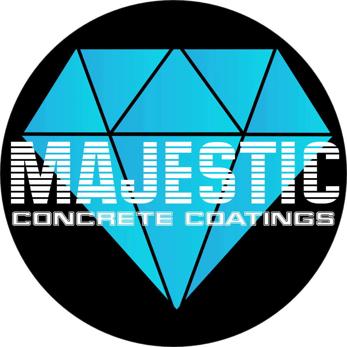 Majestic Concrete Round Logo
